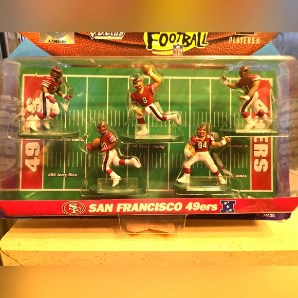 1997 All Stars MVP's San Francisco 49ers Poseable Action Figures NEW Galoob - Picture 2 of 10